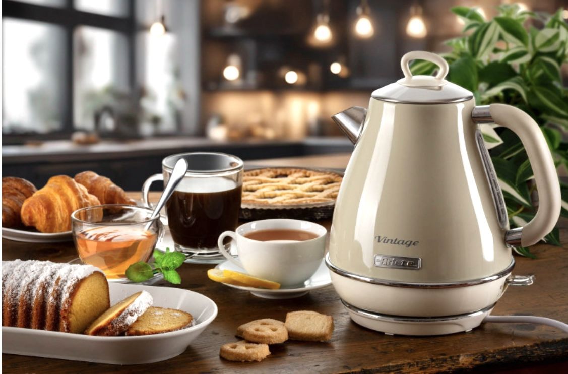 RETRO ELECTRIC KETTLE FOR INFUSIONS AND HERBAL TEAS
