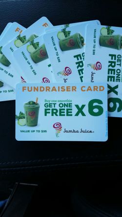 FUNDRAISING FOR YOUTH GROUP BOGO JAMBA JUICE