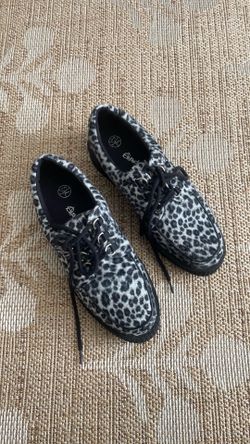 Anarchic TUK vintage leopard creepers size 9