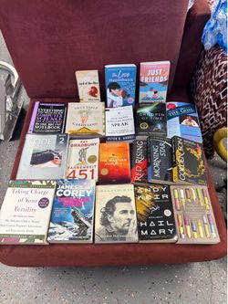 Andy Weir, Expanse, Red Rising & More – Book Lot $80 OBO