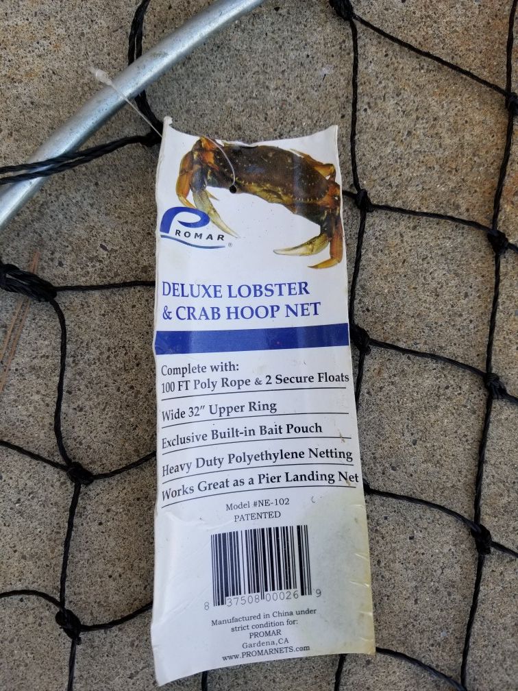 10 promar deluxe lobster & crab hoop net