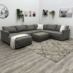 Gray Sectional Couch - Free Delivery 