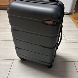 Coolife Carry-On Luggage – Hard Shell Spinner Suitcase