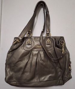 Coach handbag leather
