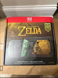 Switch 2 Zelda Anniversary 40th Edition Brand New