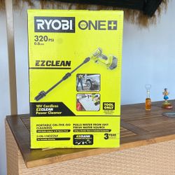 RYOBI ONE+ 18V EZClean 320 PSI 0.8 GPM Cordless Battery Cold Water Power Cleaner (Tool Only