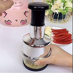 Hand Pressure Onion Cutter Manual Quick Slice Onion Handheld Dicer