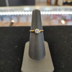 14k Diamond Ring,50pt Diamond,Sz 5.5