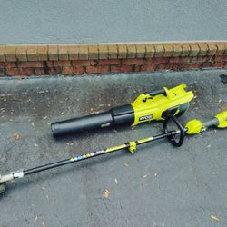Blower And Weed Wacker 40V Battery Operated 