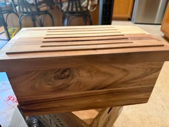 Wood storage box