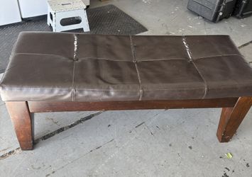 Upholstered dining room bench