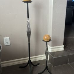 2 Piece Candle Holders