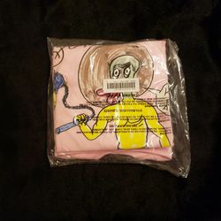 Supreme Daniel Johnston Kill Em All Tee L.t Pink men's size XLarge