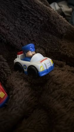 Little people police officer wheelie