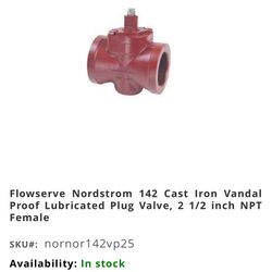 Gas Valve 3”