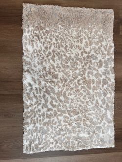 Leopard Print Bath Rug