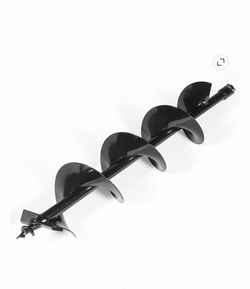 XtremepowerUS Earth Auger  For Gas Powered Auger Post Hole Digger 8" Hole Inner Diameter 3/4" Shaft 81099