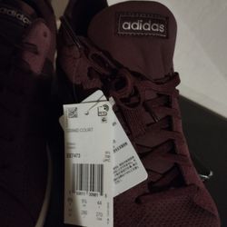 adidas neo Grand Court 'Burgundy White' EE7473 Size 11