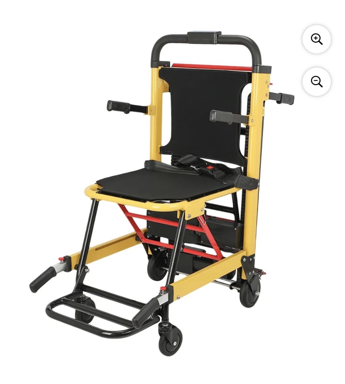 Electric Mobile Chair, Foldable Set with Padded, Metal Frame for Indoor and Outdoor