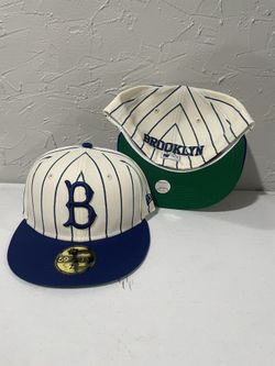 BROOKLYN DODGERS PINSTRIPE 59FIFTY DAY NEW ERA FITTED CAP – SHIPPING DEPT