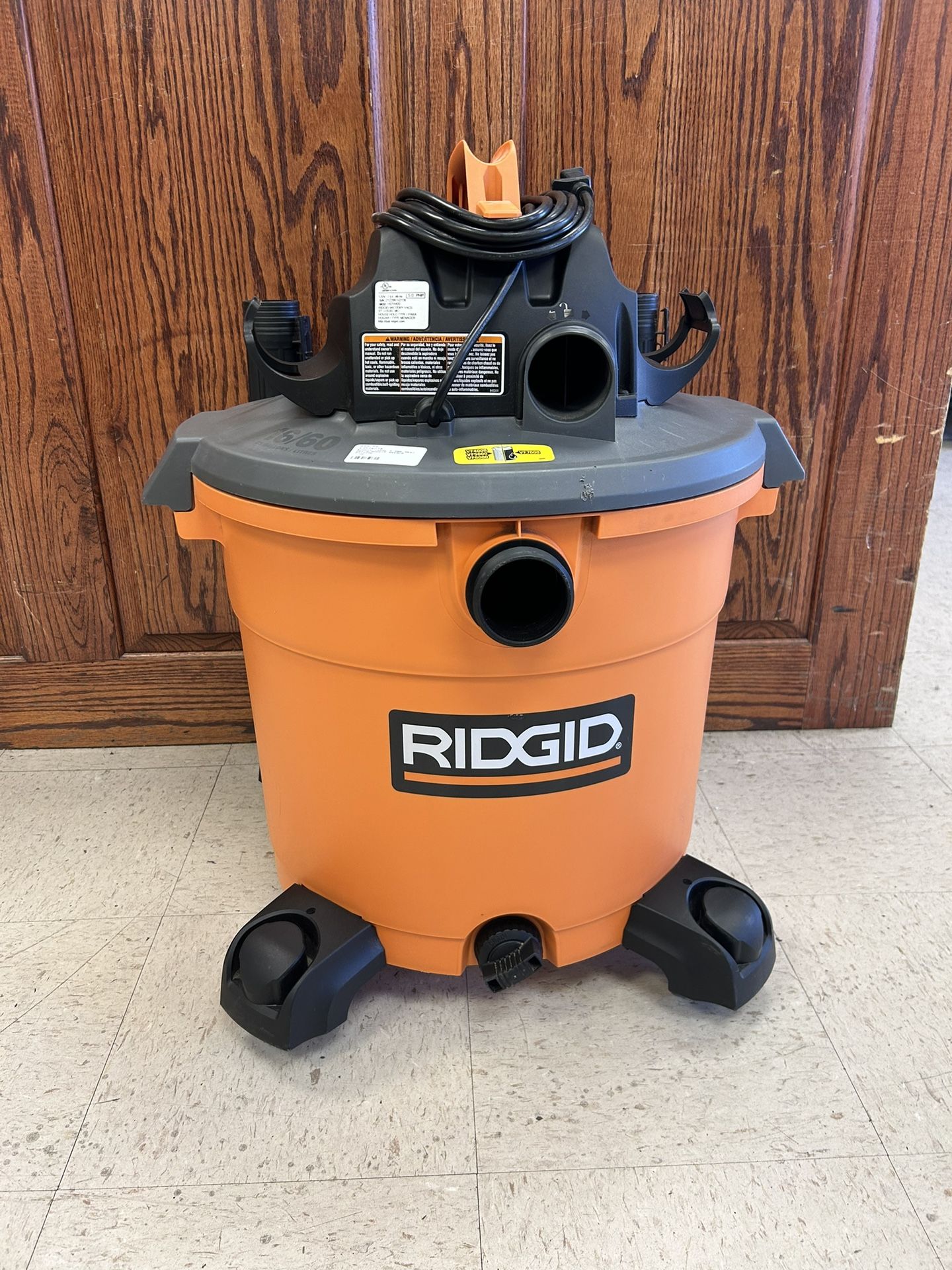 Ridgid 16 Gallon Shop Vacuum