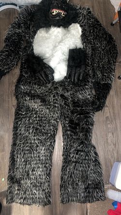 Gorilla costume suit Halloween adult