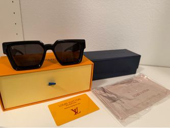 New lv sunglasses black and gold millionaire
