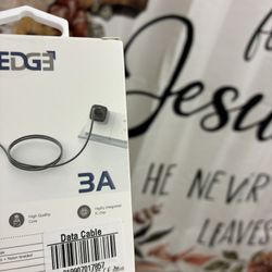 USB ~ To USB. C 3 A.  6feet.   Braided Cable. 