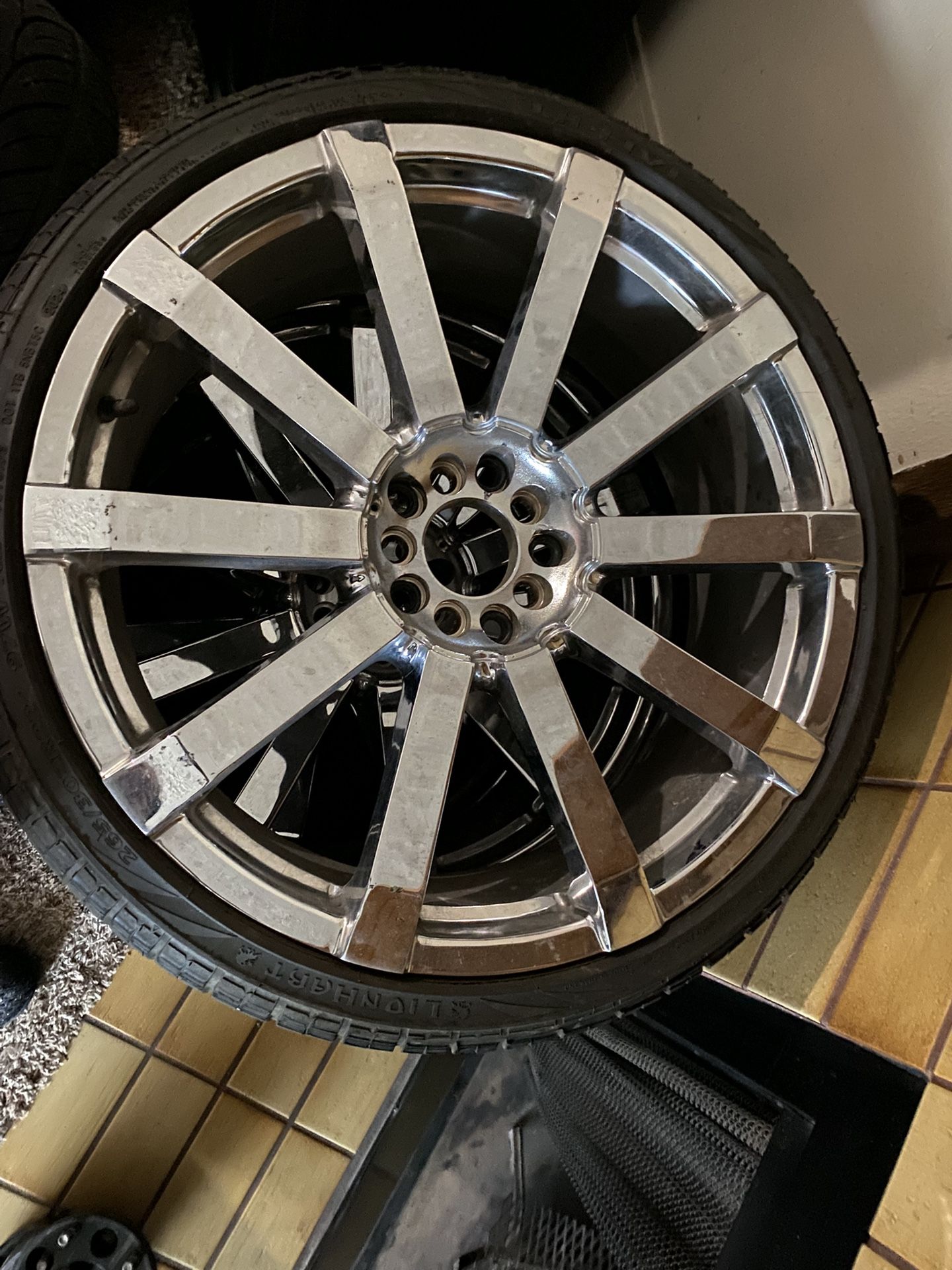 22” Rims And Tires For Sale