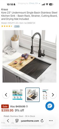 Brand new Kraus sink