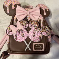 Disney treat pink backpack loungefly