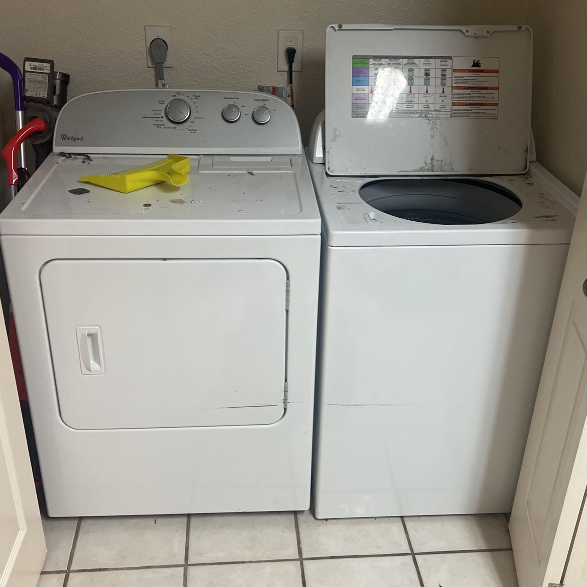 Whirlpool Washer Dryer Combo  Need Gone Asap