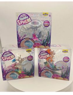 Orb Curiosities Squish-O Sphere Aquarium Floating Scene Squish Toy