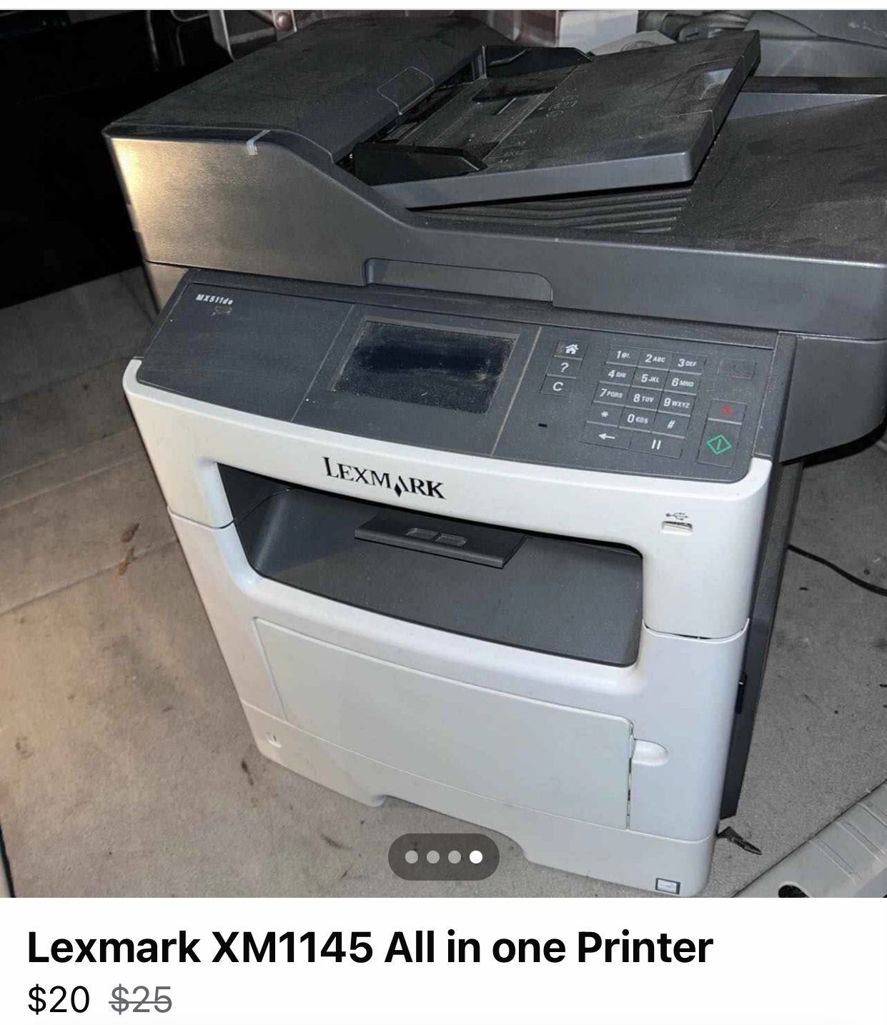 Lexmark XM1145 All In One Printer