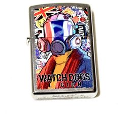 Zippo Lighter Watch Dogs Legion Video Game Artwork Sparks No Flame