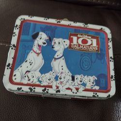 Vtg Disney 101 Dalmatian mini lunch box