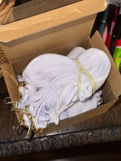 White lanyards