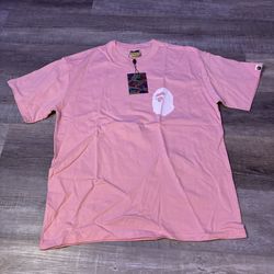 Bape Tee Pink - Large