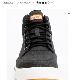 Composite toe work shoes