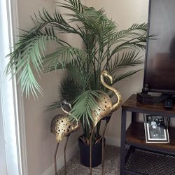Faux Plant And Decor