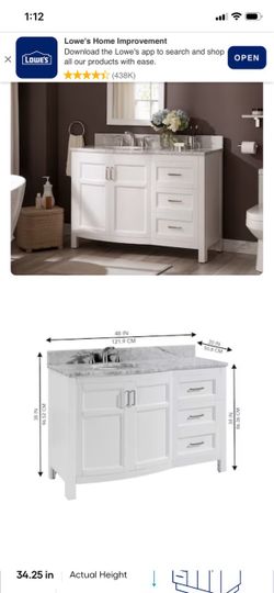 White Bathroom Vanity