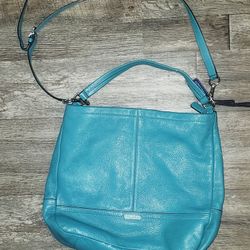 COACH Park Hobo Leather Shoulder Bag  "Ivy Green "