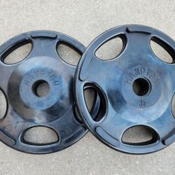 Hampton Olympic Grip Rubber Weight Plates