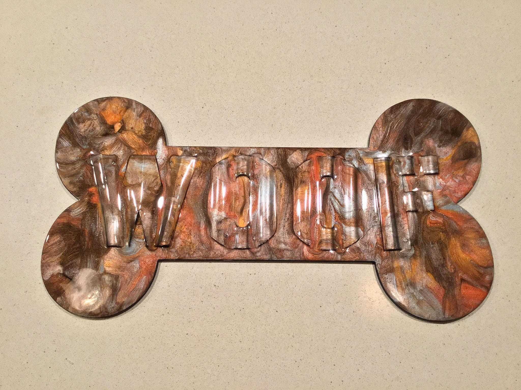 Woof Resin Art