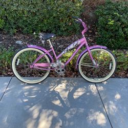 26” DiamondDella Cruz Ladies Pink Beach Cruiser 