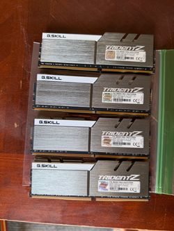 32GB DDR4 RAM (4X8GB) - G.Skill Trident Z 3600 Mhz CL16-16-16-36 XMP 2.0