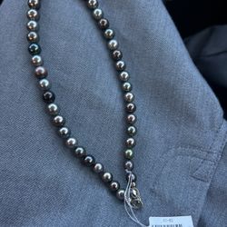 8-10mm french Polynesian pearl necklace