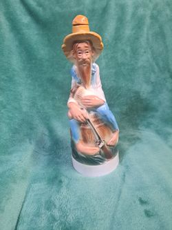 Vintage Stitzel Weller Moonshine Hillbilly Porcelain Decanter IL 1969