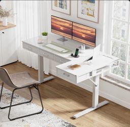 Electric standing desk