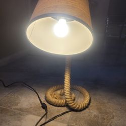 Snake Table Lamp Style Rope Vintage 